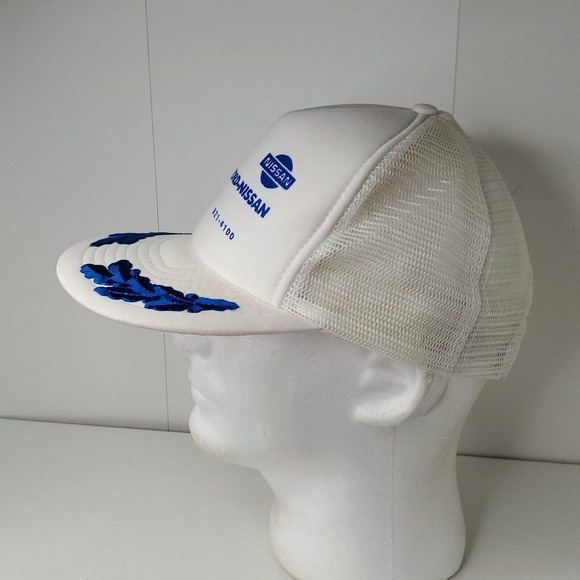 Parkway Ford Nissan Logo Mesh Trucker Cap Snapback Hat Dealership Scrambled Eggs - Picture 3 of 8